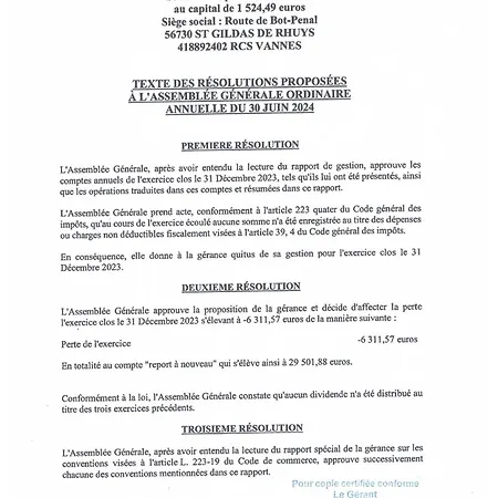 Ar Bladennig La Richemondiere